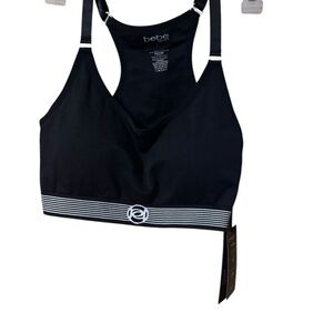 Bebe Black Sports Bra
